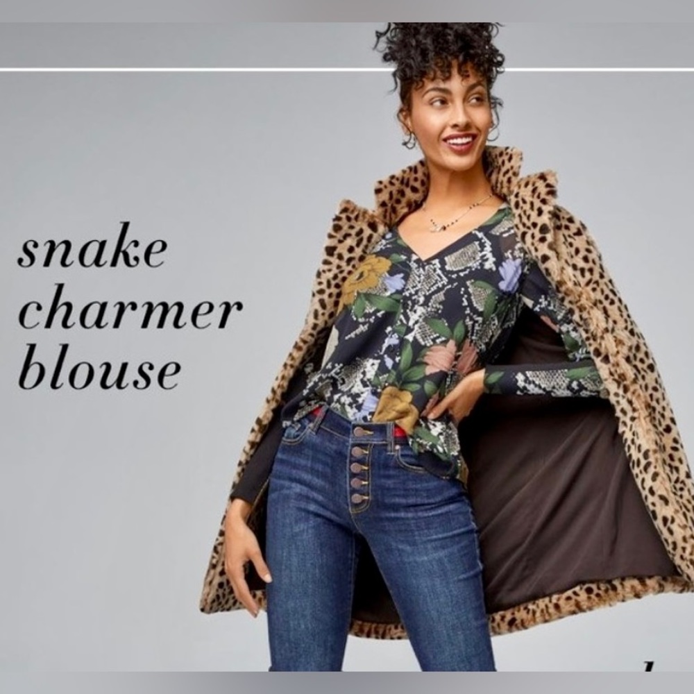 Cabi Snake Charmer Blouse